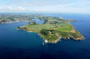 Aerial photo St Anthony-in-Roseland
