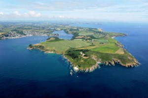 Aerial photo St Anthony-in-Roseland